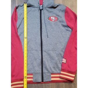 San Francisco 49ers NFL Team Apparel Full Zip Hoodie Jacket -‎ M